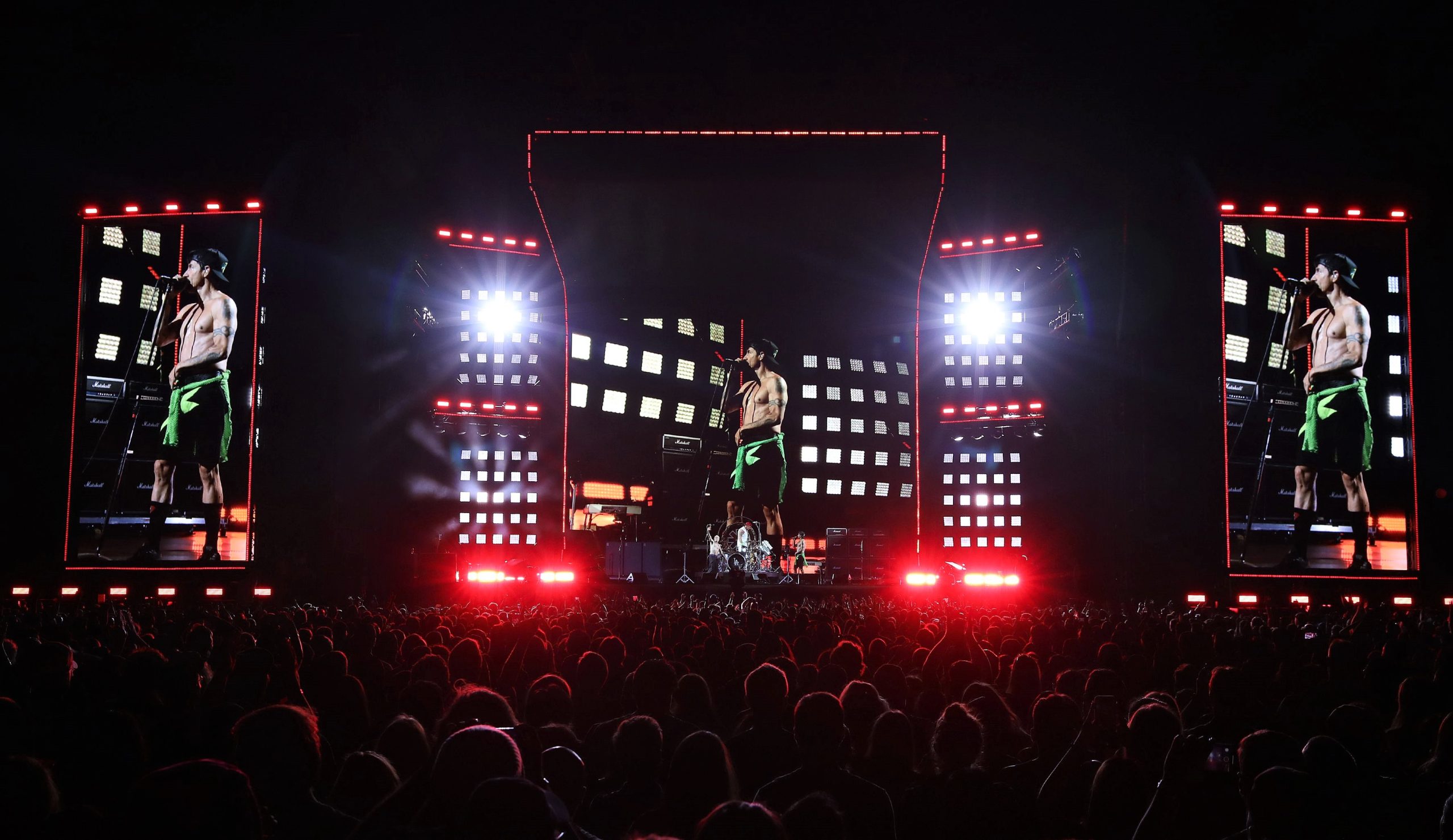 Scott Holthaus and Leif Dixon rev up Red Hot Chili Peppers Tour with CHAUVET Professional