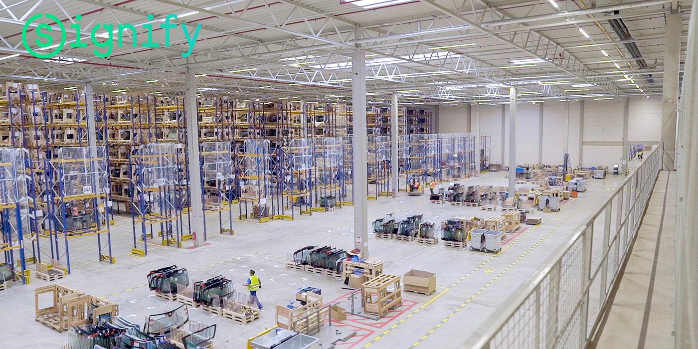 Signify’s connected lighting solutions help NSG Group achieve their sustainability and smart factory goals
