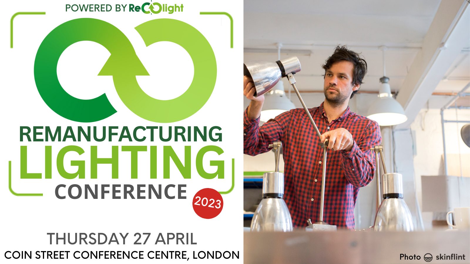Announcing The Remanufacturing Lighting Conference Recolight press release 1600×900