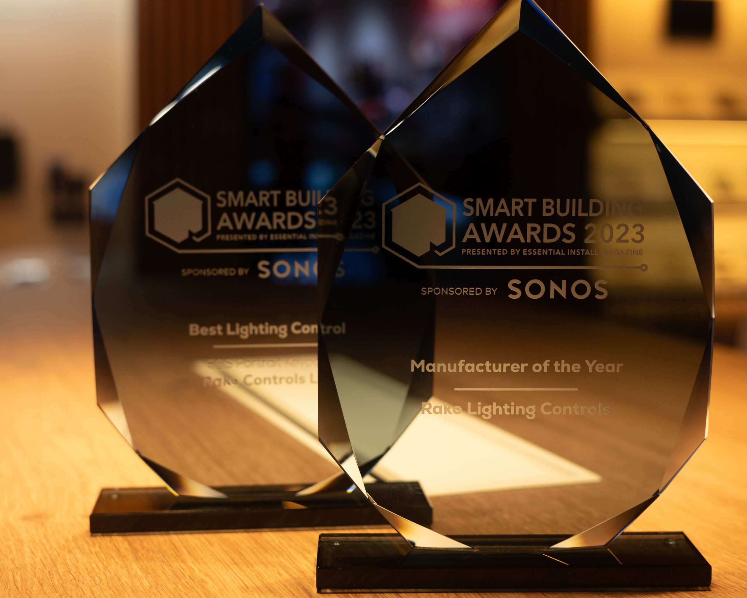 Rako celebrates double win at the Smart Building Awards