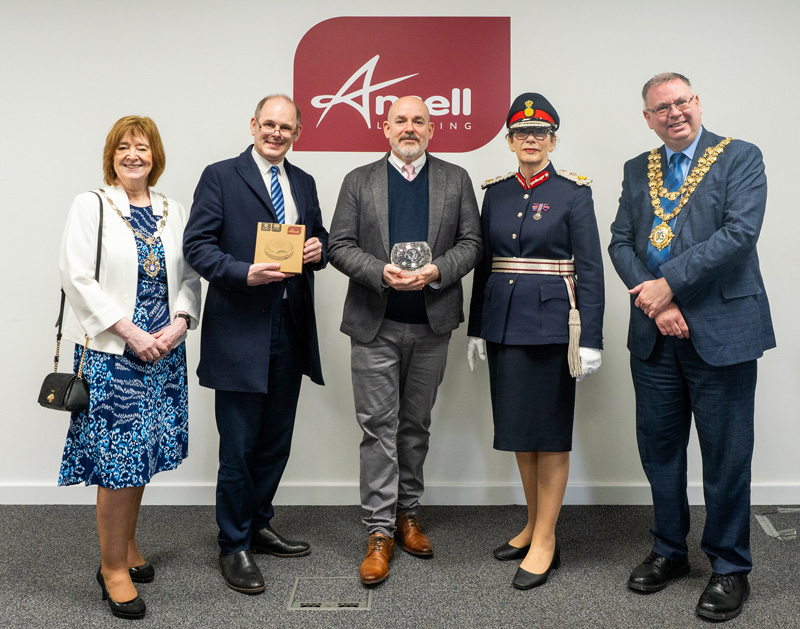 Ansell Lighting presented with King’s Award for Enterprise