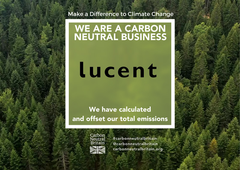 Lucent Lighting achieves Carbon Neutral Status for another year
