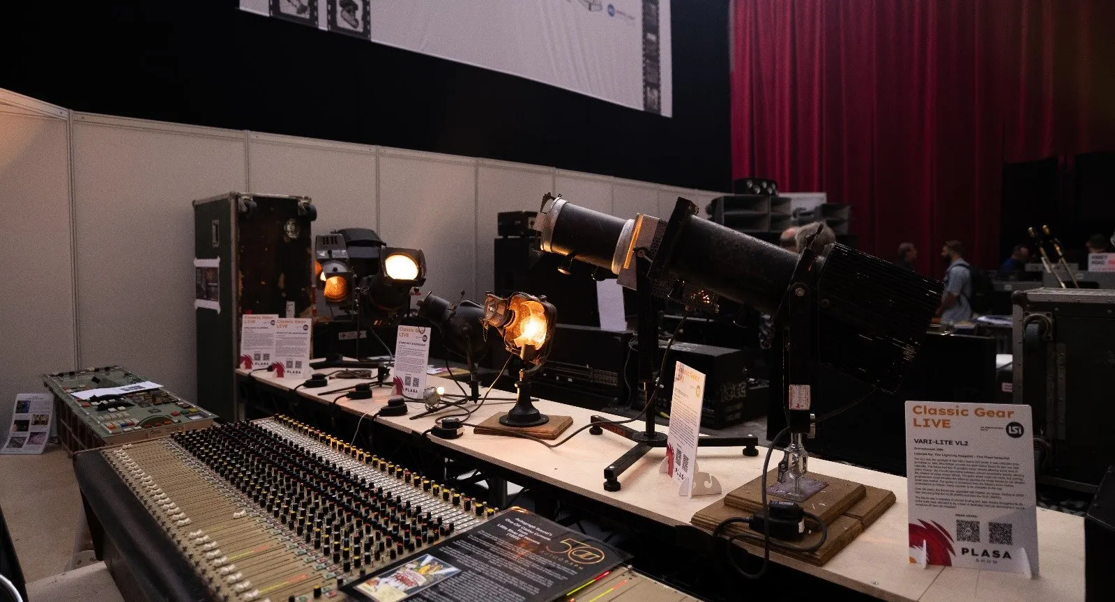 Classic Gear Live returns to PLASA Show 2025 with historic lighting and audio technology