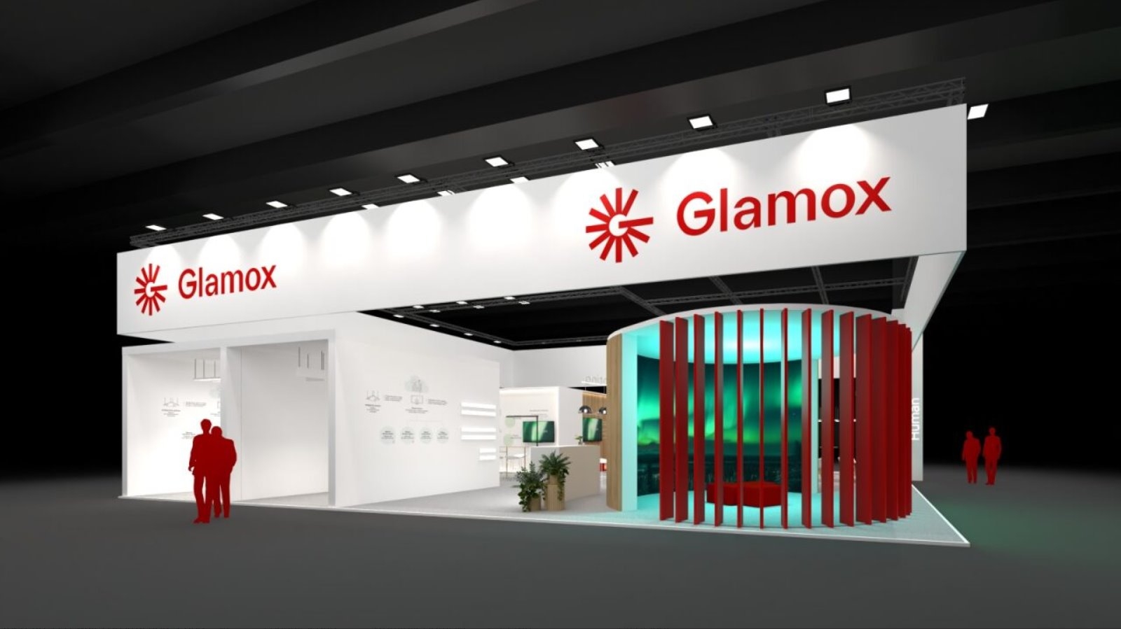 Rendering of Glamox Stand and Light + Building 2026