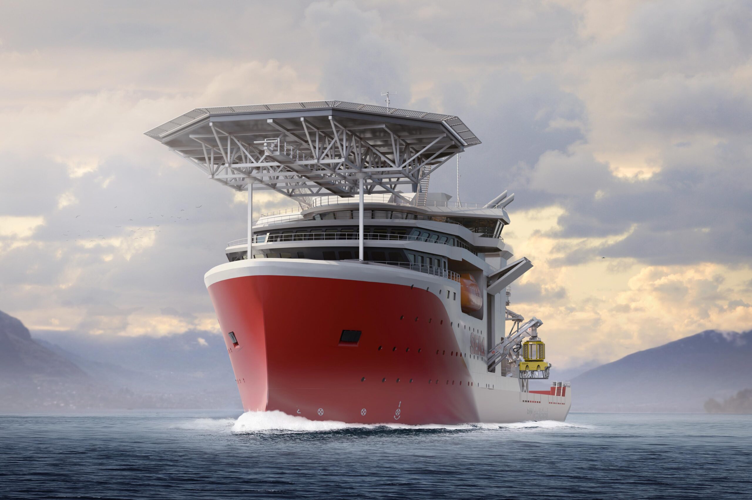 Rendering of a Sea1 Offshore OESV. Picture Sea1 Offshore
